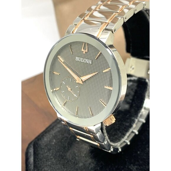 Bulova Women's Watch 98L309 Latin Grammy Edition Gray Dial Rose Gold Silver - Picture 13 of 14